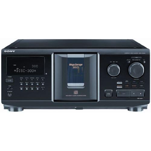 소니 Sony 300 Disc Megastorage Cd Changer, CD-RRW Playback, Headphone Output, Remote Control, Plus 100ft Wire