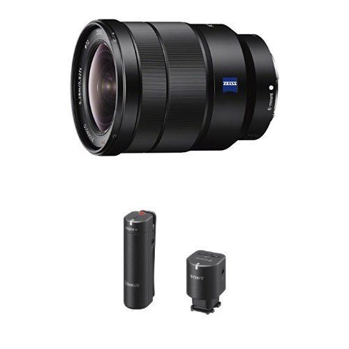 소니 Sony 16-35mm Vario-Tessar T FE F4 ZA OSS E-Mount Lens + ECMW1M Wireless Microphone