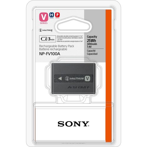 소니 Sony NPFV100A Rechargeable Battery Pack (Black)