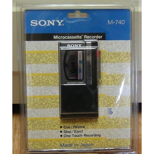 소니 Sony Microcassette Recorder M-740