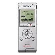 Sony ICD-UX200 Digital Voice Recorder with Built-In Stereo Microphone (Silver)