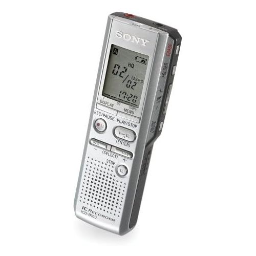소니 Sony ICD-B100 Digital Voice Recorder (Silver)