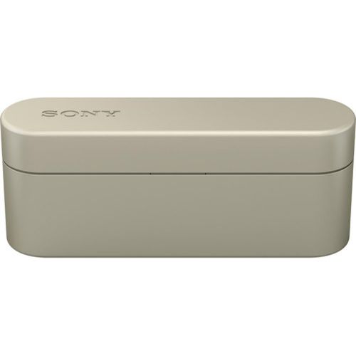 소니 Sony WF1000XNM1 Premium Noise Cancelling True Wireless Headphones, Gold Plus Hulu 25 Gift Card