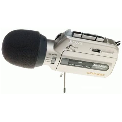 소니 Sony M-100MC Microcassette Recorder with Voice Operated Recording