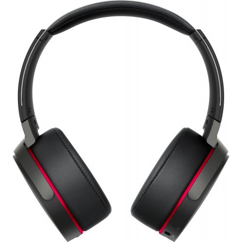 소니 Sony XB950B1 Extra Bass Wireless Headphones with App Control, Black wCase & 10ft. 3.5mm cable