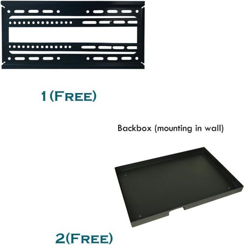  Soulaca 22 inch Frameless Black Waterproof TV T220FN