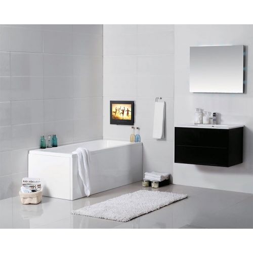  Soulaca 19 IP66 Waterproof Black LED Frame Less Bathroom TV T190FS-B