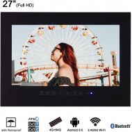 Soulaca 21.5inch Android Black Frameless Bathroom Waterproof LED TV with WiFi TB215FSA