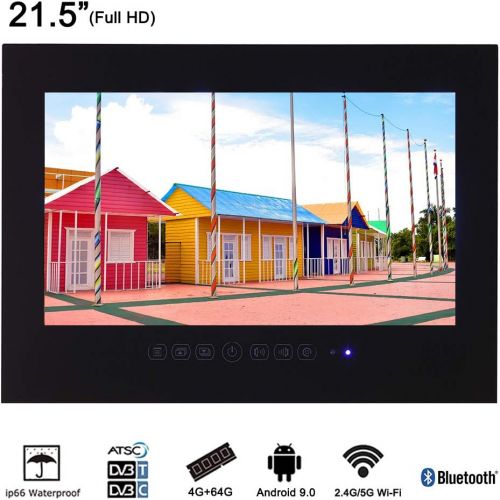  Soulaca 21.5inch Android Black Frameless Bathroom Waterproof LED TV with WiFi TB215FSA