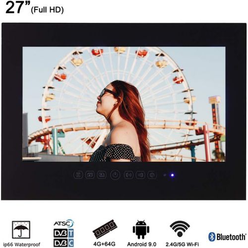  Soulaca 21.5inch Android Black Frameless Bathroom Waterproof LED TV with WiFi TB215FSA