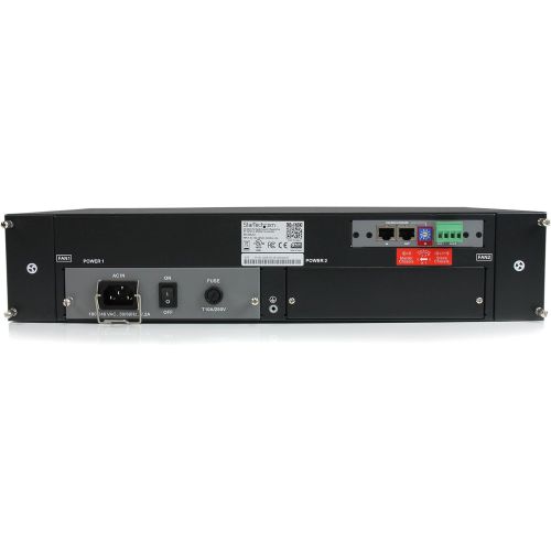  StarTech.com 20-Slot 2U Rack Mount Media Converter Chassis for ET Series 2 Fiber Media Converters