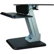 StarTech.com Height Adjustable Standing Desk Converter - Sit Stand Desk with One-Finger Adjustment - Ergonomic Desk