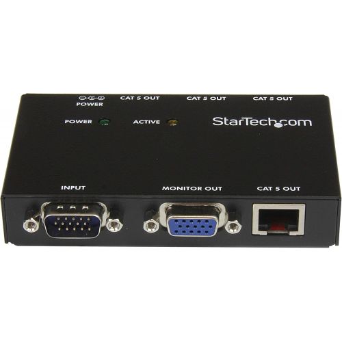  StarTech VGA Over CAT5 Video Extender - VGA Extender - 450ft (150m) - 4-Port