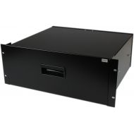 StarTech 4U Black Steel Storage Drawer for 19in Racks and Cabinets