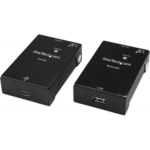  StarTech.com 4 Port USB 2.0 over Gigabit LAN or Direct Cat5e  Cat6 Ethernet Extender System - up to 330 ft (100m) - USB 2.0 Extender