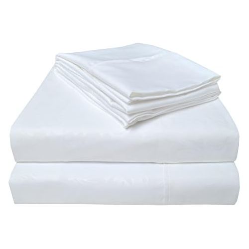  Visit the Superior Store Wrinkle Resistant 3000 Series Ivy Embossed Bed Sheet Set with Bonus Pillowcase Set, California King, White