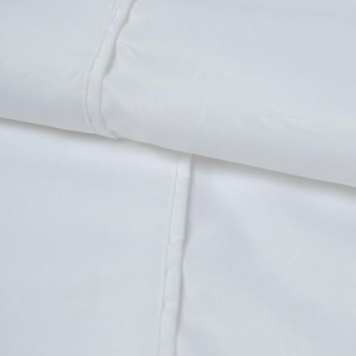  Visit the Superior Store Wrinkle Resistant 3000 Series Ivy Embossed Bed Sheet Set with Bonus Pillowcase Set, California King, White