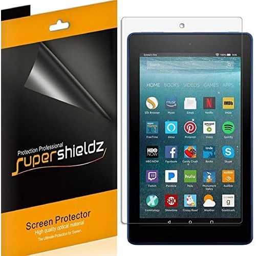  [아마존베스트](3 Pack) Supershieldz Anti Glare and Anti Fingerprint (Matte) Screen Protector for All New Fire HD 8 Tablet 8 inch (8th and 7th Generation, 2018 and 2017 Release)