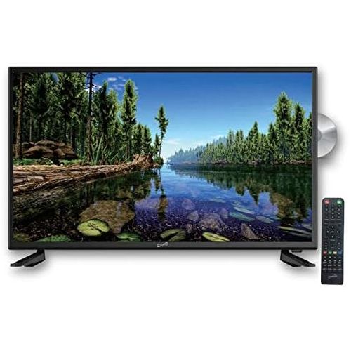  Supersonic SuperSonic 1080p LED Widescreen HDTV with HDMI Input, ACDC Compatible for RVs and Built-in DVD Player, 24-Inch