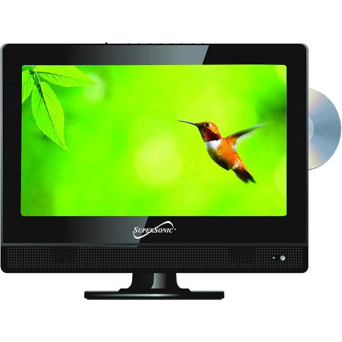  Supersonic SuperSonic 1080p LED Widescreen HDTV with HDMI Input, ACDC Compatible for RVs and Built-in DVD Player, 24-Inch