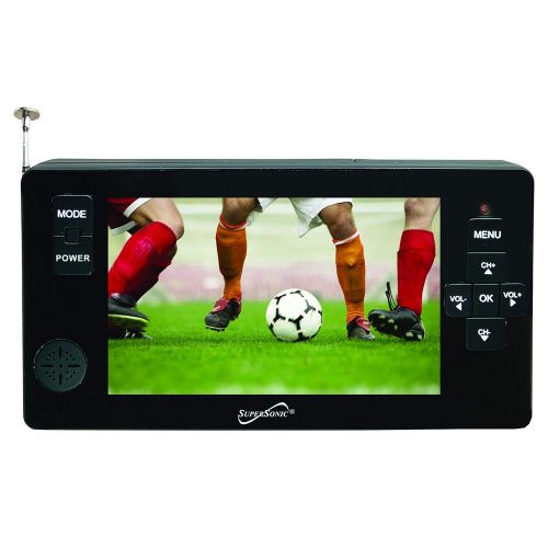  Visit the Supersonic Store Supersonic SC-143 Portable 4 Inch Digital TV with USB