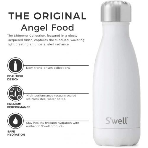  Visit the Swell Store Swell Stainless Steel Travel Mug - 16 Fl Oz - Azurite - Triple-Layered Vacuum-Insulated Containers Keeps Drinks Cold for 26 Hours and Hot for 11 - with No Condensation - BPA Free W