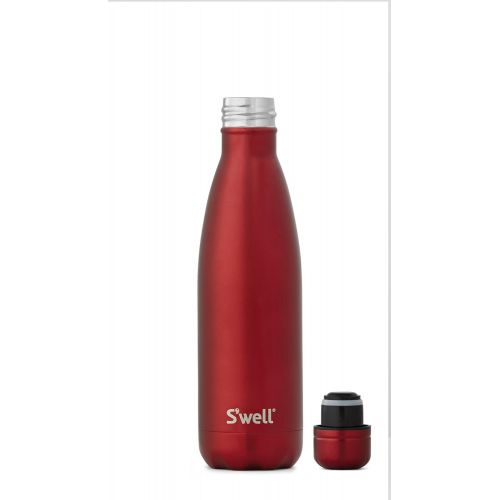  Visit the Swell Store Swell Vacuum Insulated Stainless Steel Water Bottle, 17 oz, Ruby