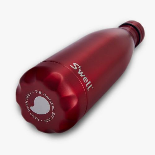  Visit the Swell Store Swell Vacuum Insulated Stainless Steel Water Bottle, 17 oz, Ruby