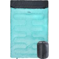 [아마존베스트]TETON Sports Cascade Double Sleeping Bag; Lightweight, Warm and Comfortable for Family Camping