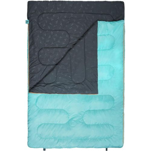  [아마존베스트]TETON Sports Cascade Double Sleeping Bag; Lightweight, Warm and Comfortable for Family Camping