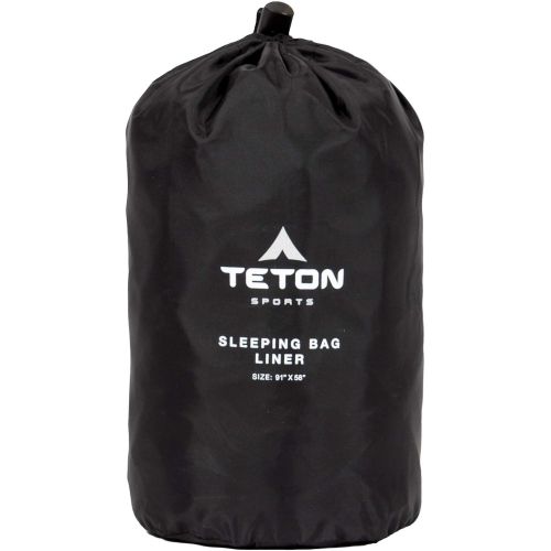  [아마존베스트]TETON Sports Teton Sports Sleeping Bag Liner; A Clean Sheet Set Anywhere You Go; Perfect for Travel, Camping, and Anytime You’re Away from Home Overnight; Machine Washable; Travel Sheet Set for