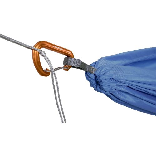  TETON Sports Teton Sports Firefly Hammock with Climbing-Rated Carabiners - Lightweight Portable Hammock; More Comfortable Than Parachute Nylon; Hammock for Backpacking, Camping, Travel, Beach,