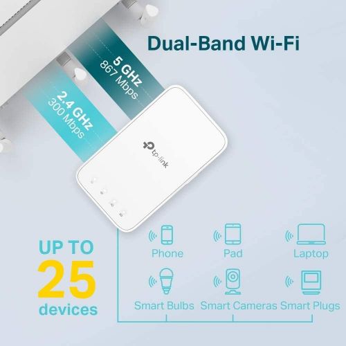  [아마존 핫딜]  [아마존핫딜]TP-LINK TP-Link | AC1200 WiFi Range Extender | Up to 1200Mbps | WiFi Extender, Repeater, WiFi Signal Booster | One Mesh | Easy Set-Up | Compact Designed Internet Booster (RE300)