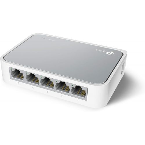  [아마존베스트]TP-LINK TP-Link 5 Port Fast Ethernet Switch | Desktop Ethernet Splitter | Ethernet Hub | Plug and Play | Fanless Quite | Unmanaged (TL-SF1005D)