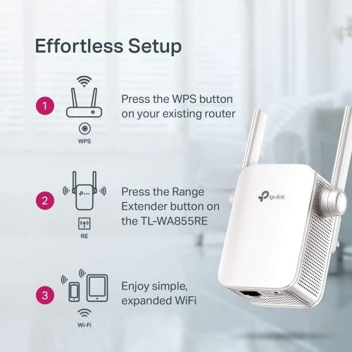  TP-Link | N300 WiFi Range Extender | Up to 300Mbps | WiFi Extender, Repeater, Wifi Signal Booster, Access Point | Easy Set-Up | External Antennas & Compact Designed Internet Booste