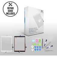 [아마존베스트]TechOrbits IPAD 6th Generation 2018 (A1893, A1954) Touch Screen Replacement Glass Digitizer 9.7” with Repair Guide & Tool Kit (White)