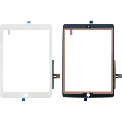  [아마존베스트]TechOrbits IPAD 6th Generation 2018 (A1893, A1954) Touch Screen Replacement Glass Digitizer 9.7” with Repair Guide & Tool Kit (White)