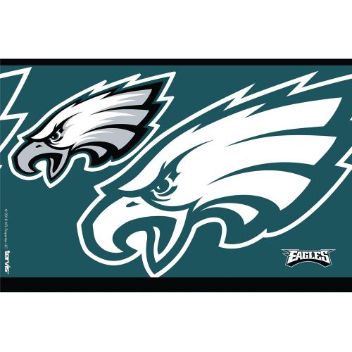  Visit the Tervis Store Tervis 1300006 Nfl Philadelphia Eagles Rush Stainless Steel Tumbler With Lid, 30 oz, Silver