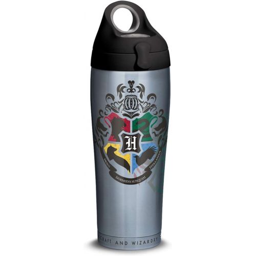  Visit the Tervis Store Tervis Harry Potter - Hogwarts Alumni Stainless Steel Insulated Tumbler with Lid, 24 oz Water Bottle, Silver
