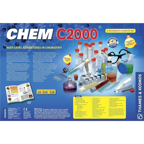  Visit the Thames & Kosmos Store Thames & Kosmos Chem C2000 (V 2.0) Chemistry Set with 250 Experiments and 128 Page Lab Manual, Student Laboratory Quality Instruments & Chemicals