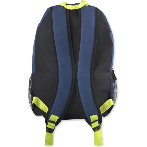  Visit the Trailmaker Store Trailmaker Full Size 17 Inch Bungee Backpack With Mesh Side Pockets (Blue)