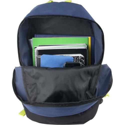  Visit the Trailmaker Store Trailmaker Full Size 17 Inch Bungee Backpack With Mesh Side Pockets (Blue)