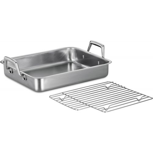  Tramontina 80203010DS 18.75 Inch Roasting Pan, 18.75-Inch, Stainless Steel
