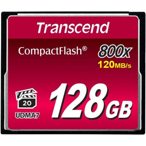  Transcend 256GB CompactFlash Memory Card 800x (TS256GCF800)