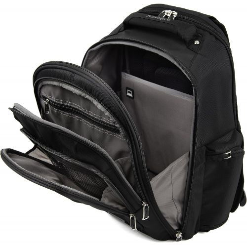  Visit the Travelpro Store Travelpro Luggage Maxlite 5 17.5 Lightweight Under Seat Laptop Backpack, Black, One Size