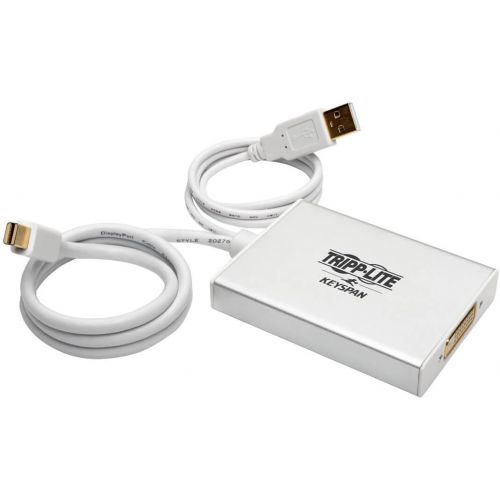  Tripp Lite Mini DisplayPort to DVI Adapter Cable with Dual-Link Active USB Power MDP to DVI-D, 6 in. (P137-06N-DVI-DL)