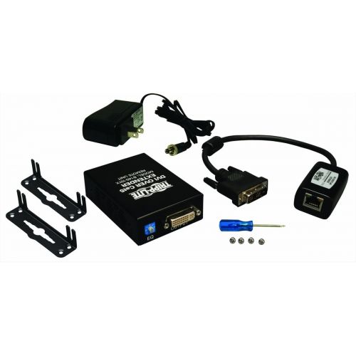  Tripp Lite DVI over Cat5  Cat6 Extender, Extended Range Video Transmitter and Receiver 1920x1080 at 60Hz(B140-101X)