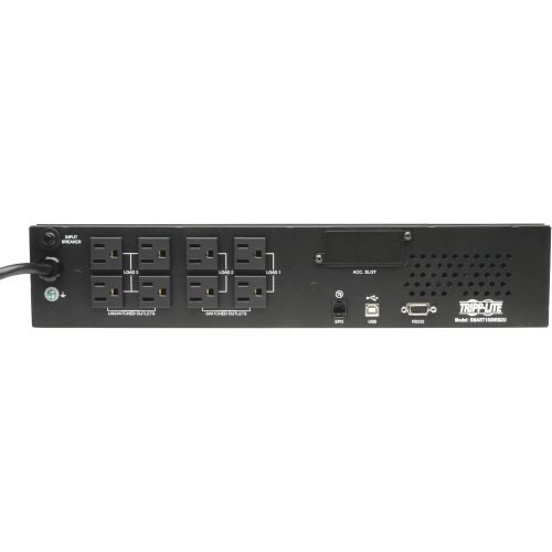  Tripp Lite 1500VA Smart UPS Back Up, Sine Wave, 1350W Line-Interactive, 2U Rackmount, LCD, USB, DB9 (SMART1500RM2U)