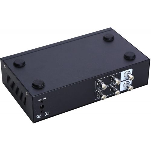  UHPPOTE BNC Coaxial HD 4 in 8 Out Ports AHDCVITVI Video Distributor Amplifier Distributer Splitter