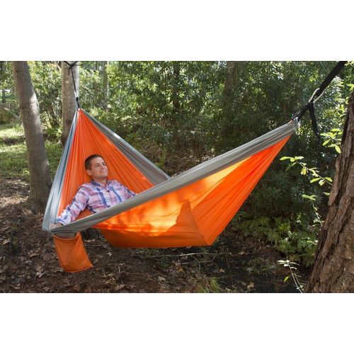  UST SlothCloth 2.0 Double Hammock with Portable, Lightweight Design, Breathable Mesh and Attached Travel Bag for Camping, Backpacking and Outdoor Survival